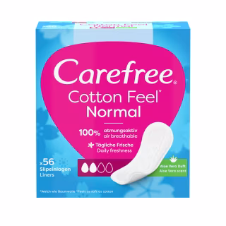 Щоденні прокладки Carefree М'якість бавовни з Алое 56 шт. (3574661486307)