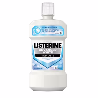 Ополаскиватель для полости рта Listerine Ультраотбеливание Мягкий вкус 500 мл (3574661491776/3574661491875)