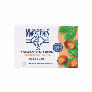 Твердое мыло Le Petit Marseillais С маслом Ши 2 x 100 г (3574661681108)