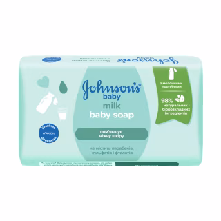 Дитяче мило Johnson’s baby з молоком, 90 г (3574661831114)
