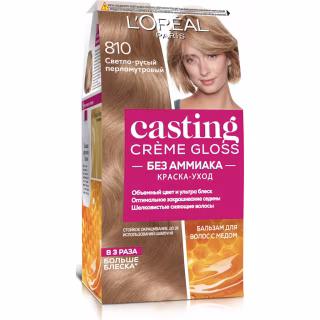 Фарба для волосся L'Oreal Paris Casting Creme Gloss 810 - Перламутровий блонд (3600521250051)