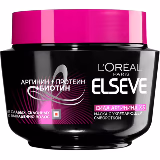 Маска для волосся Elseve Сила Аргініну Х3 для слабкого волосся 300 мл (3600523883486)