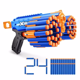 Игрушечное оружие Zuru X-Shot Быстрострельный бластер Insanity-Manic (24 патронов) (36603R)