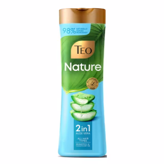 Шампунь Teo Beauty Nature 2 in 1 Aloe Vera Shampoo & Conditioner 350 мл (3800024046742)