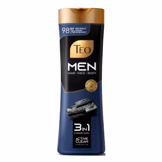 Шампунь Teo Beauty Men 3 In 1 Charcoal 350 мл (3800024046766)