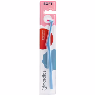Зубна щітка Nordics Single Tuft Soft Blue Монопучкова (3800501908037)