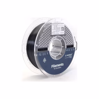 Пластик для 3D-принтера Gembird PETG High Speed, 1.75 мм, 1 кг, black (3DP-PETG1.75HY-01-BK)