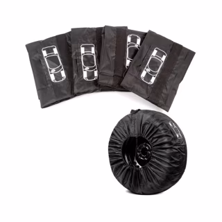Чехол для хранения автомобильных колес Voltronic 4 шт діаметром 13-18 дюйми, Black