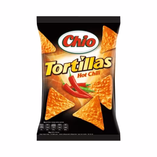 Чипсы Chio Tortillas со вкусом перца чили 125 г (4001242105931)