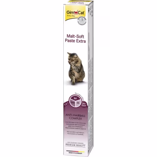 Паста для животных GimCat Malt-Soft Extra для вывода шерсти 100 г (4002064407517/4002064407531)