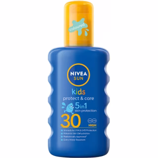 Засіб від засмаги Nivea Sun Kids Дитячий сонцезахисний спрей Захист та догляд SPF 30 200 мл (4005808854035/5900017067766)