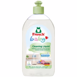 Засіб для ручного миття посуду Frosch Baby для дитячого посуду 500 мл (4009175941282/4001499908347)