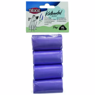 Пакети для собак Trixie з ароматом лаванди 4 рулони по 20 шт (4011905228396)