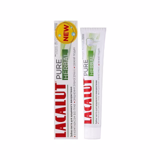 Зубная паста Lacalut Pure Herbal 75 мл (4016369696675)