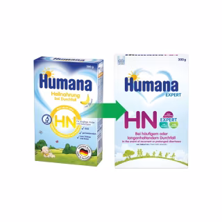 Дитяча суміш Humana HN Expert молочна Спеціальна У разі діареї 300 г (4031244720542)