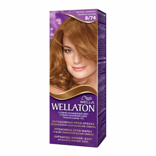 Краска для волос Wellaton 8/74 Шоколад с карамелью (4056800621194/4056800620111)