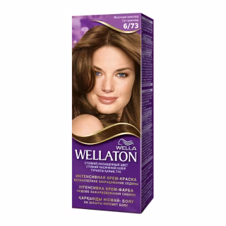 Краска для волос Wellaton 6/73 Молочный шоколад (4056800621293/4056800620142)