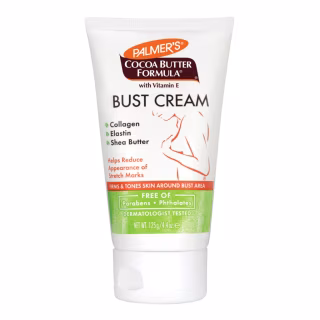 Косметика для мам Palmer's Зміцнюючий крем для грудей з олією какао і вітаміном Е, 125 г (4070-6.00)