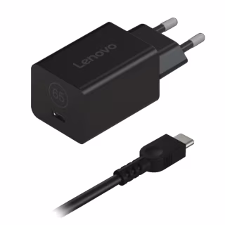 Блок живлення до ноутбуку Lenovo 65W GaN Nano Adapter USB Type-C (40AWGN65EU)