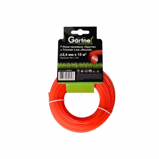 Жилка косильна Gartner "Кругла" 2,4 мм × 15 м (41224015)