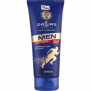 Гель для душа Dalas Cosmetics Sport 3 в 1 Для мужчин 200 г (4262396142108)