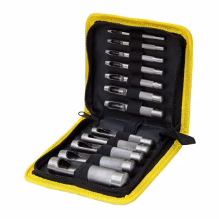 Пробійник Sigma 12шт 3-10, 12, 14, 16, 19мм (чохол) (4328431)