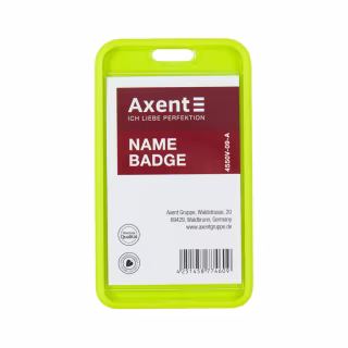 Бейдж Axent чехол SoftTouch матовый, 54х85мм, салатовый (4550V-09-A)