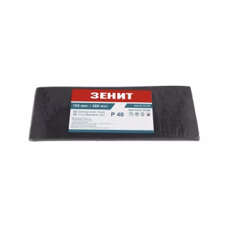 Сітка абразивна Зеніт 105х280 мм з. 40, 50 шт (461050401)