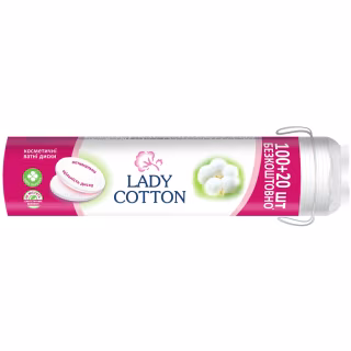 Ватні диски Lady Cotton 100+20 шт. (4744246013023)