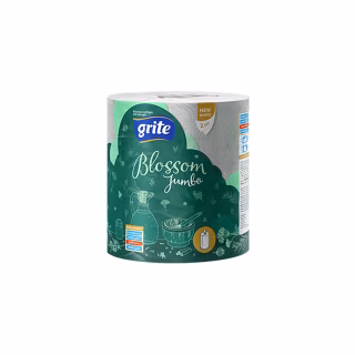 Бумажные полотенца Grite Blossom Jumbo 2 слоя 1 рулон (4770023348774)