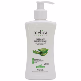 Гель для інтимної гігієни Melica Organic з молочною кислотою та екстрактом алое 300 мл (4770416342105)