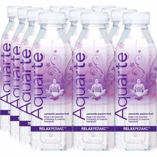 Напиток Aquarte Релакс с экстрактом ромашки и вкусом маракуйи 500 мл (4820003686959)