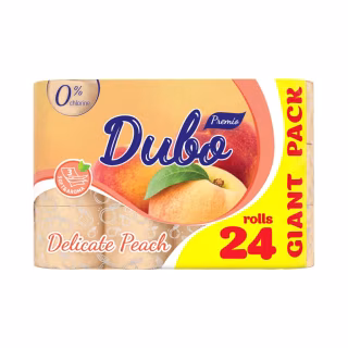Туалетний папір Диво Premio Delicate Peach 3 шари 24 рулони (4820003837719)