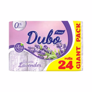 Туалетний папір Диво Premio Toscana Lavender 3 шари 24 рулони (4820003837733)