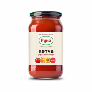 Соус Руна Украинский Кетча со стевией 475 г (4820015948816)