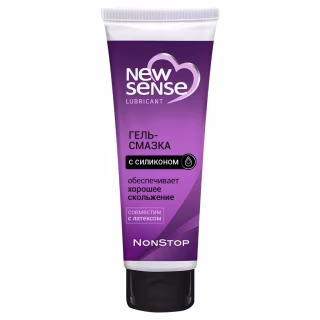 Интимный гель-смазка Біокон New Sense с силиконом 100 мл (4820064563312)