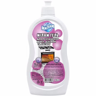 Жидкость для чистки кухни Мілам гель для плит 500 мл (4820077610065)
