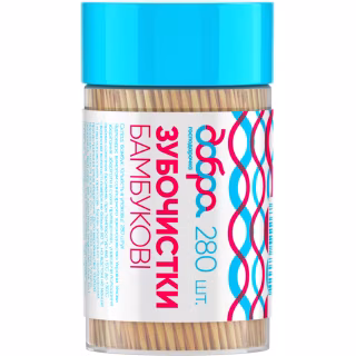 Зубочистки Добра Господарочка Бамбукові 280 шт. (4820086522267)