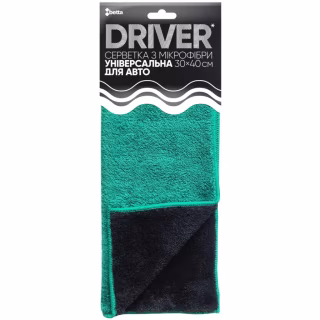 Серветки для прибирання Добра Господарочка Driver Універсальна з мікрофібри 30х40 см 1 шт. (4820086522663)
