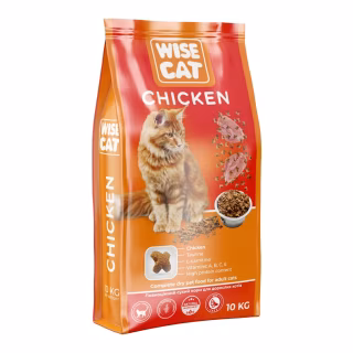 Сухой корм для кошек Wise Cat Chicken 10 кг (4820111141319)