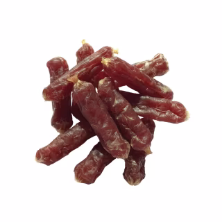 Лакомство для собак Lucky Star Мягкие утиные колбаски ≈4 см 500 г (4820112458096)