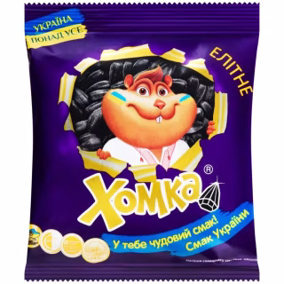 Семена подсолнечника Хомка Элитное жареное 110 г (4820134944614)