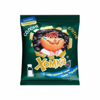 Семена подсолнечника Хомка Элитное жареное соленое 110 г (4820134944621)