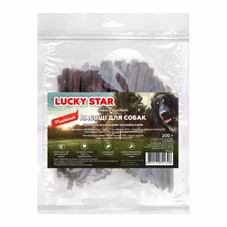 Лакомство для собак Lucky Star брусочки из мяса кролика 10 см 200 г (4820144301308)