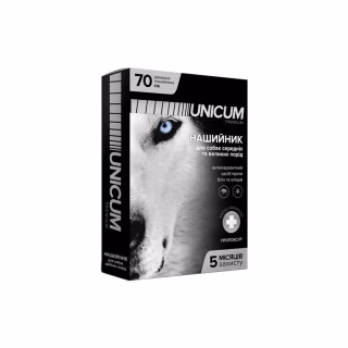Ошейник для животных Unicum Premium против блох и клещей для собак 70 см (4820150201715)