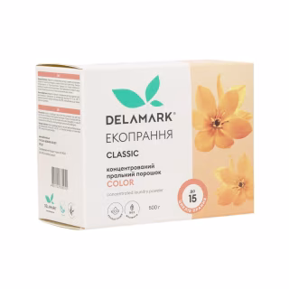 Пральний порошок DeLaMark Color 500 г (4820152330055)