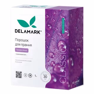 Пральний порошок DeLaMark Professional 1 кг (4820152330093)