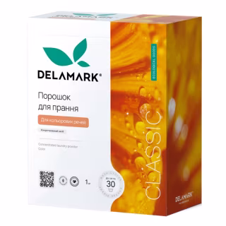 Пральний порошок DeLaMark Color 1 кг (4820152330499)