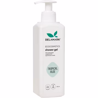 Гель для душа DeLaMark с ароматом тропического алоэ 400 мл (4820152331915)