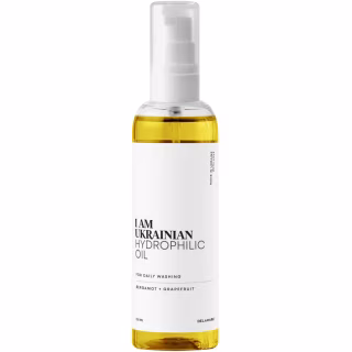 Гідрофільна олія DeLaMark I Am Ukrainian Оливкова для щоденного вмивання Бергамот + Грейпфрут 100 мл (4820152333506)